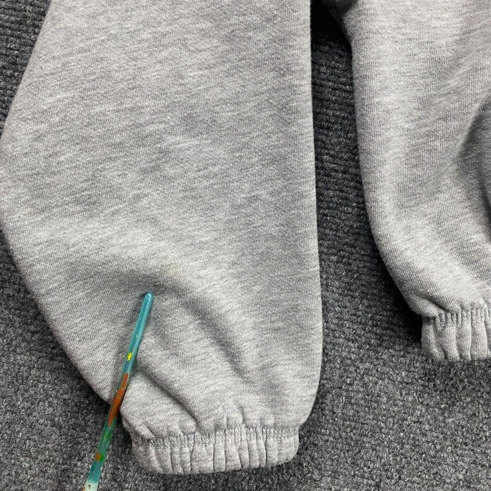 Zara Hoodie Womens Medium Gray Crop Pullover Casual Adults - Picture 3 of 10